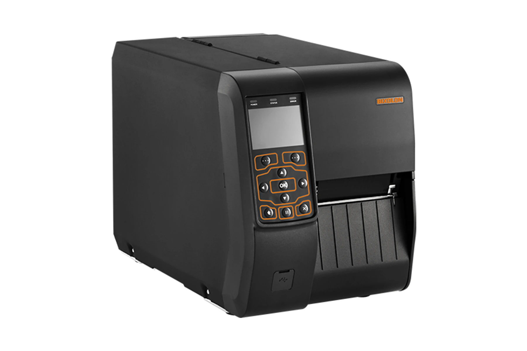 bixolon-xt5-40-front-right-side لیبل پرینتر صنعتی بیکسولون مدل xt5-40 - نمای روبرو
