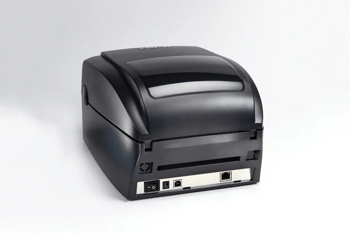 GoDEX EZ120 (2) لیبل پرینتر رومیزی GoDEX EZ120- نمای پشت و پرتها