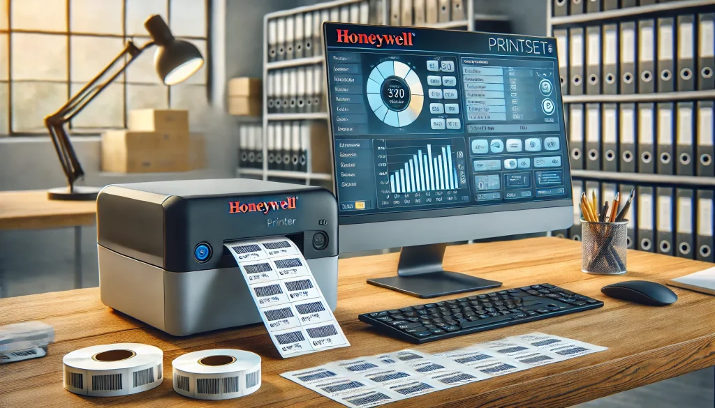 بررسی نرم افزار سازگار با لیبل پرینتر هانیول نرم‌افزار Honeywell PrintSet