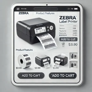 خرید لیبل پرینتر زبرا در شرکت عالین 365