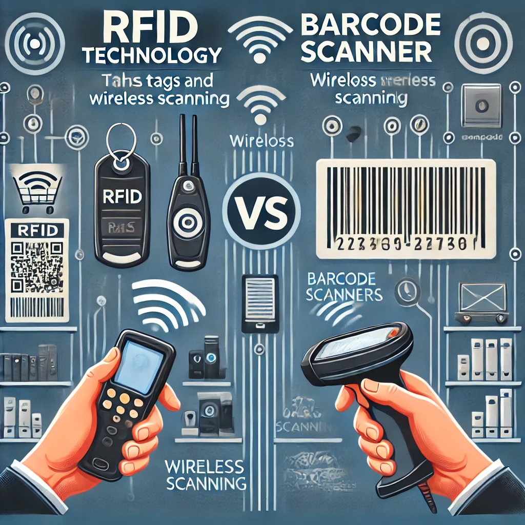 تفاوت RFID و بارکد اسکنر در چیست توضیح
