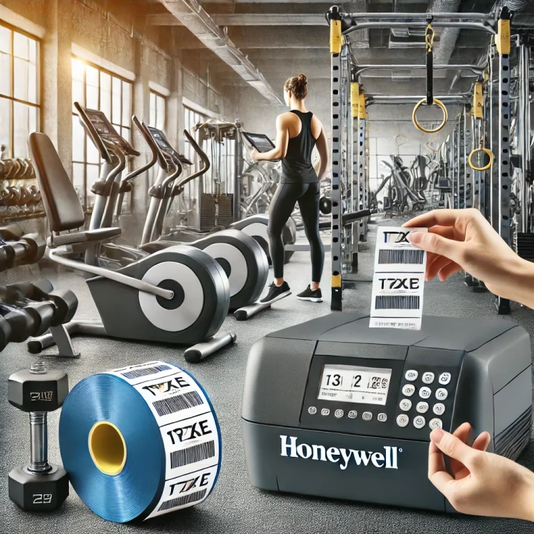 لیبل پرینتر هانیول برای ردیابی تجهیزات ورزشی، در باشگاه‌های تناسب اندام