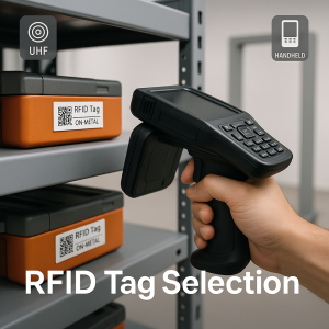 انتخاب تگ RFID on-metal و ریدر دستی برای اموال‌داری در قفسه فلزی