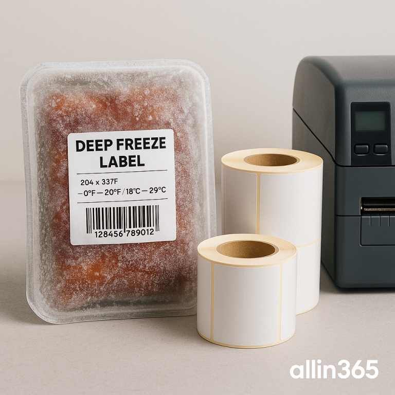 لیبل سردخانه‌ای (Deep Freeze) در شرکت عالین365
