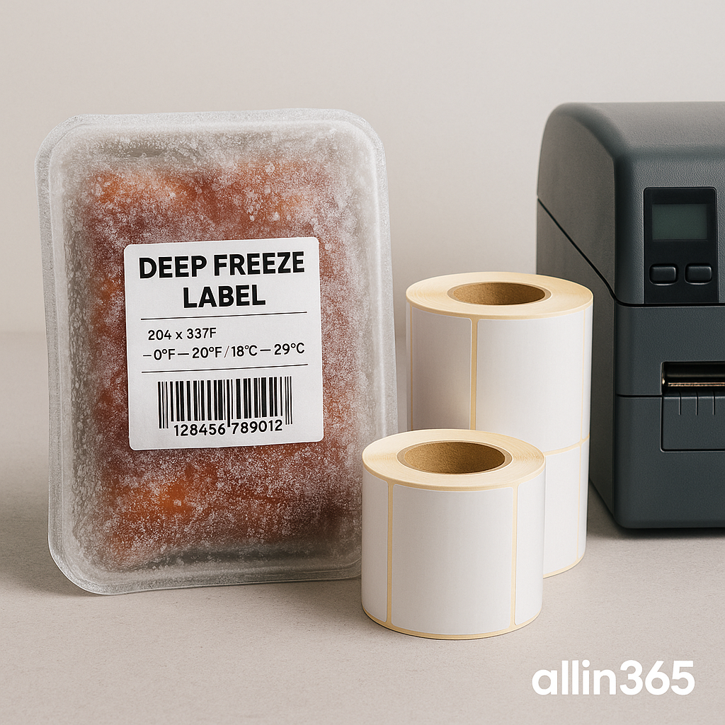 لیبل سردخانه‌ای (Deep Freeze) در شرکت عالین365