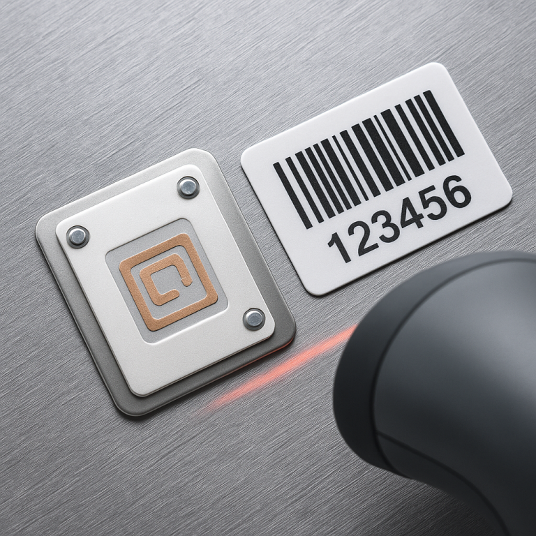 مقایسه و تفاوت بارکد و RFID در اموال داری و جمعداری اموال