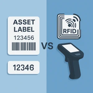 مقایسه لیبل اموال با rfid در شرکت عالین365