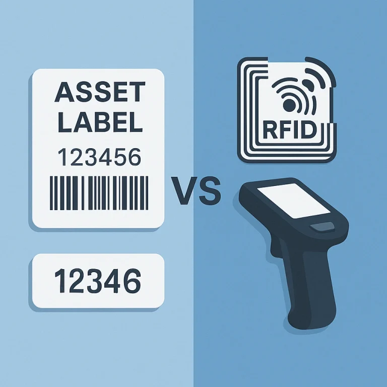 مقایسه لیبل اموال با rfid در شرکت عالین365