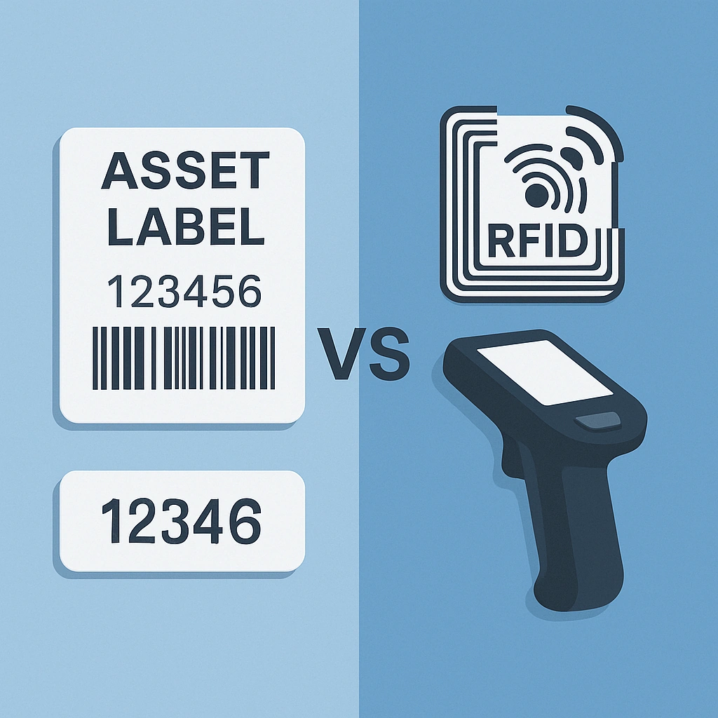 مقایسه لیبل اموال با rfid در شرکت عالین365