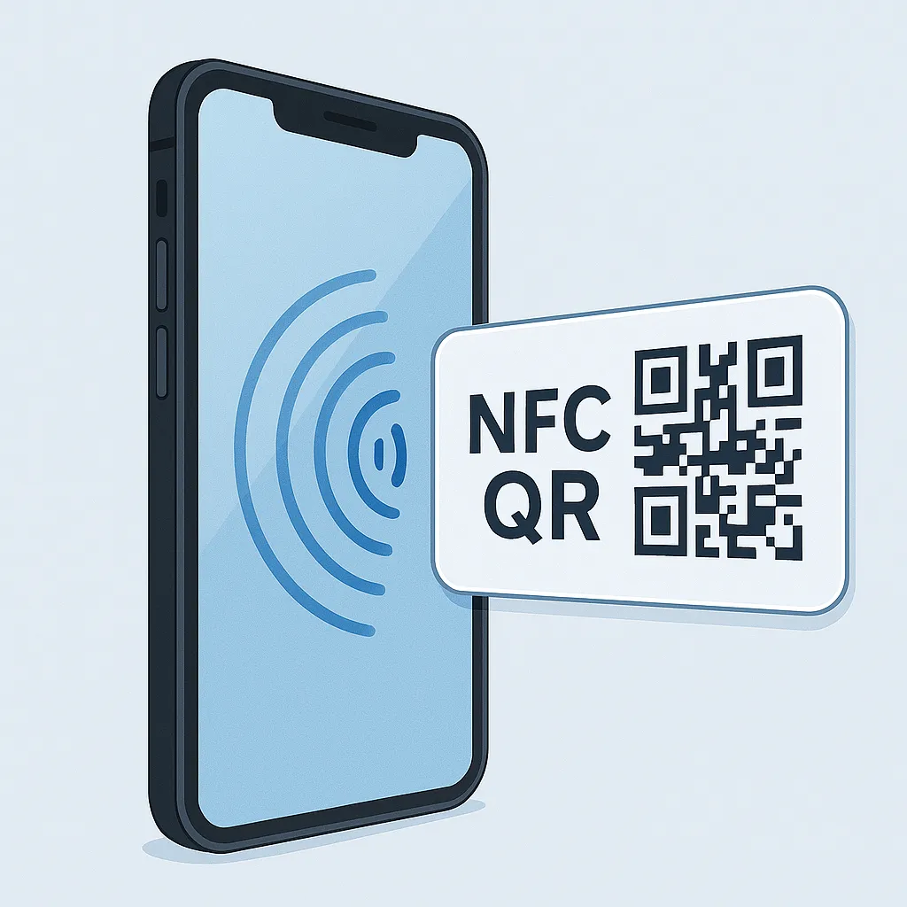 NFC و QR در لیبل اموال